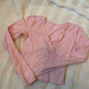 hollister long sleeve - baby pink